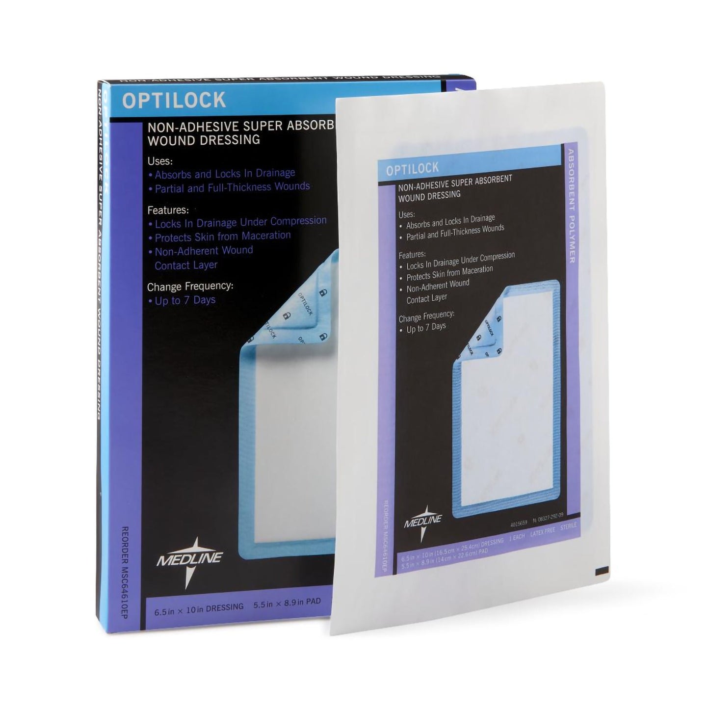 Optilock Nonadherent Dressing, 6½ x