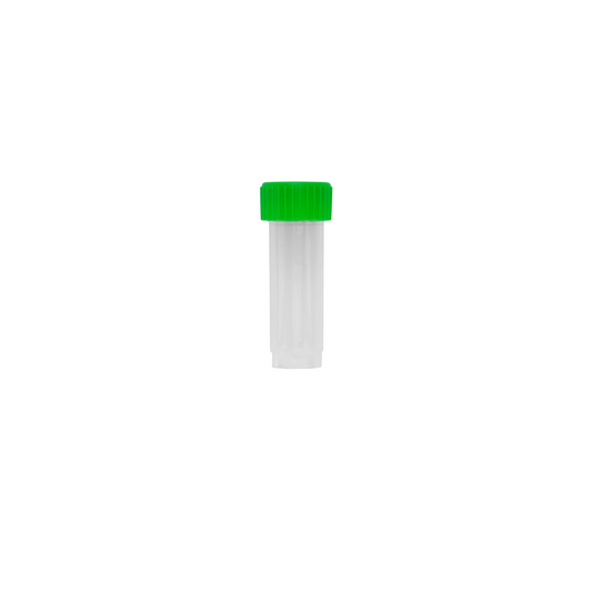 Caplugs® Evergreen 2403007G60E1 Transport Vials 7.0 mL Green Caps PP Non-Sterile MADE IN USA