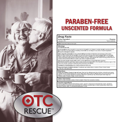 OTC Rescue™ Lidocaine Topical Pain Relief Patch