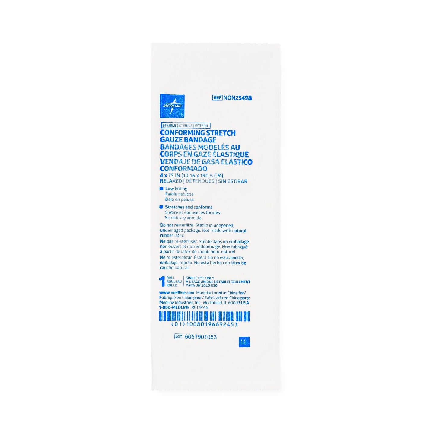 Medline Sterile Conforming Bandage