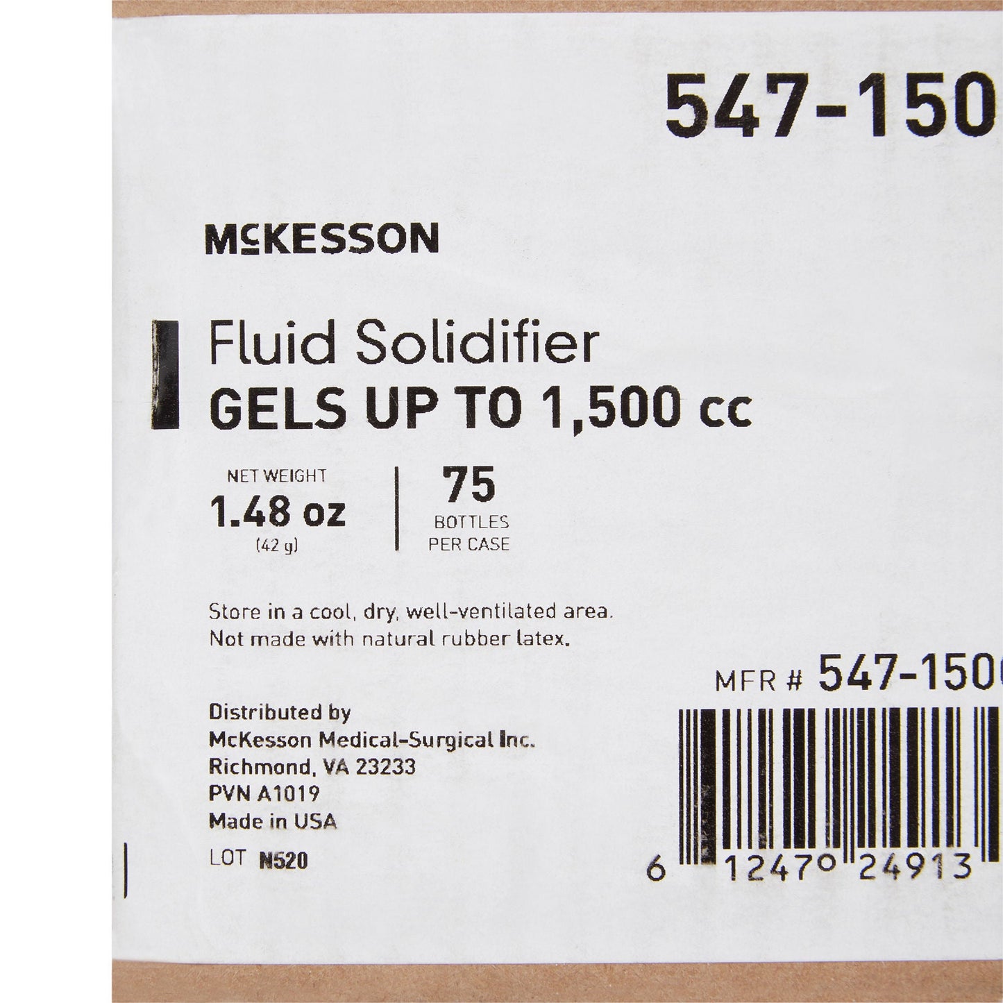 McKesson Fluid Solidifier