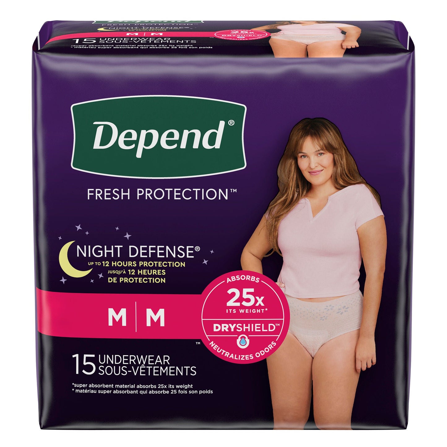 Depend® Night Defense® Women's Absorbent Underwear