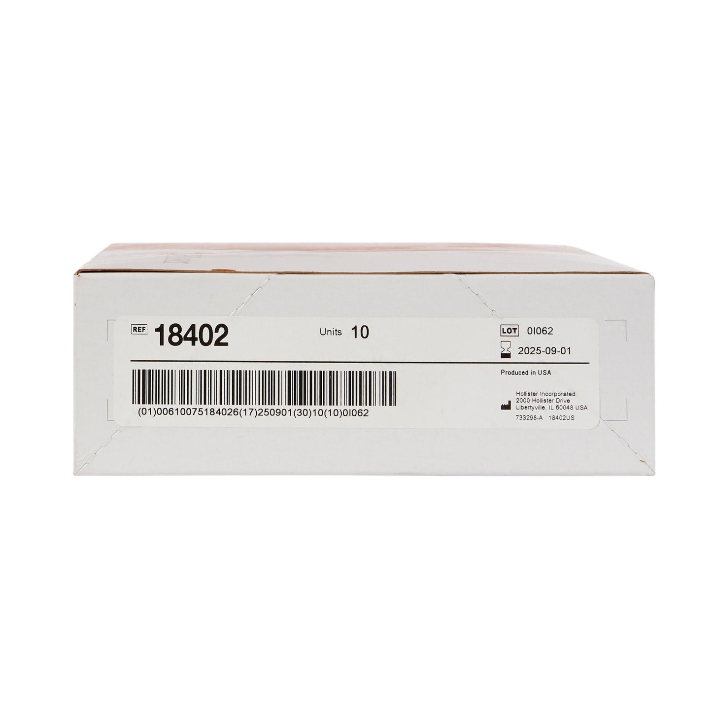 New Image™ 18402 Two-Piece Transparent Urostomy Pouch, Flange, Green Match