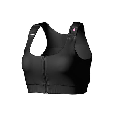 Shirl Post Surgical Bra, Black, Queen Size