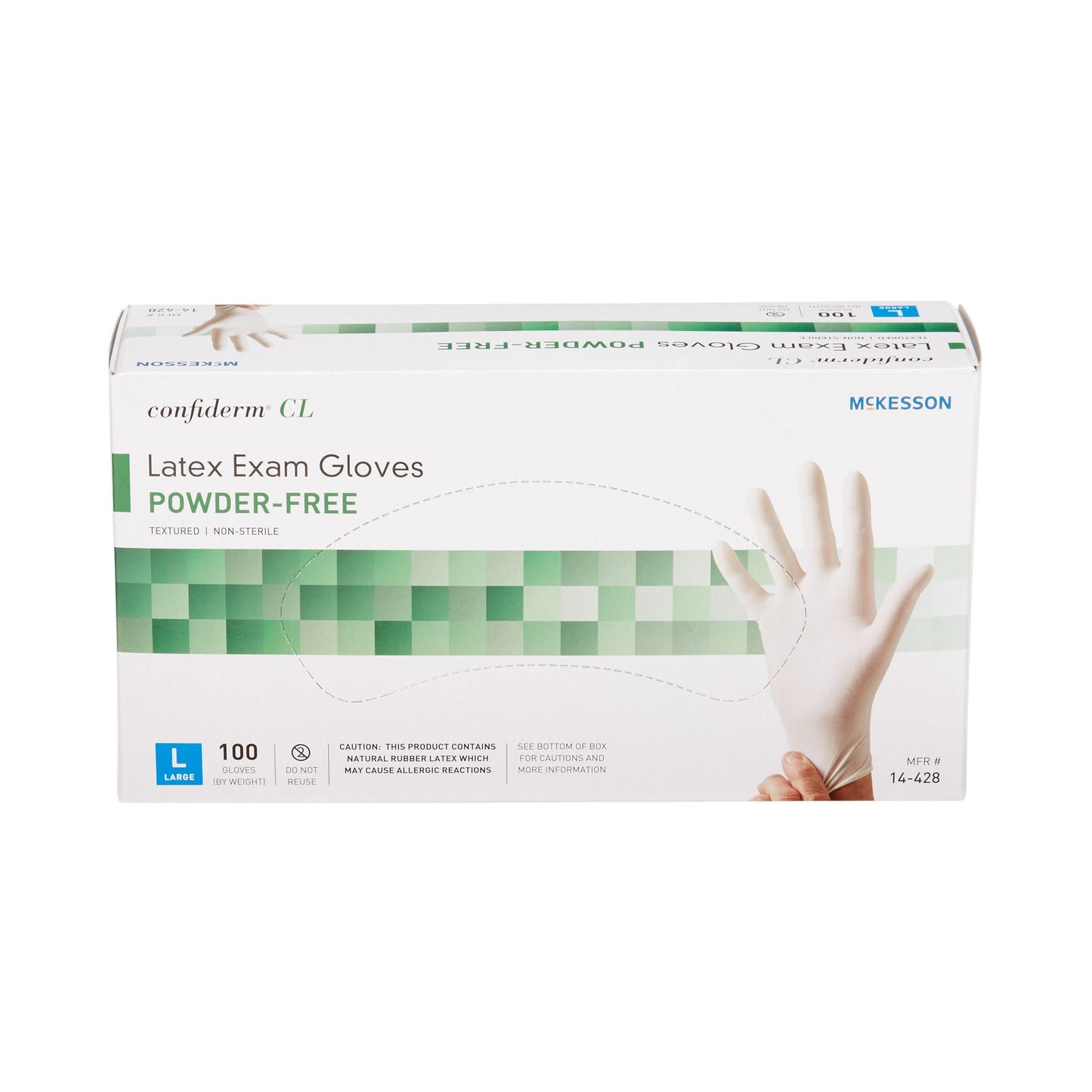 McKesson Confiderm® Latex Exam Gloves, Ivory - view 5
