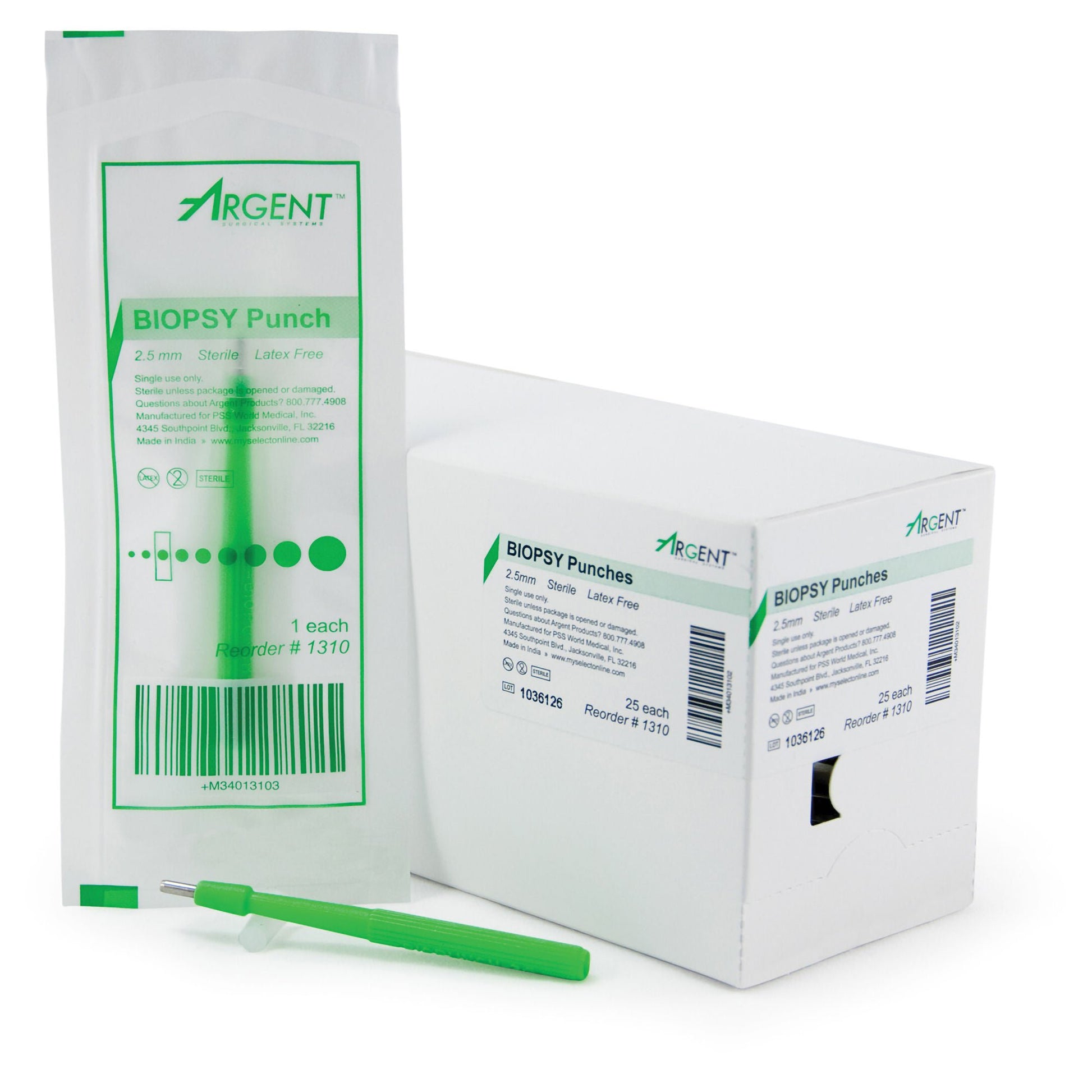 McKesson Argent™ Biopsy Punch Dermal 2.5 mm - view 2