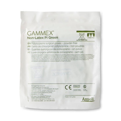 Sterile GAMMEX® Non-Latex PI Green Polyisoprene Surgical Gloves, Light Green - view 7