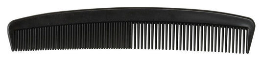 Comb 7 Inch Length Black Plastic