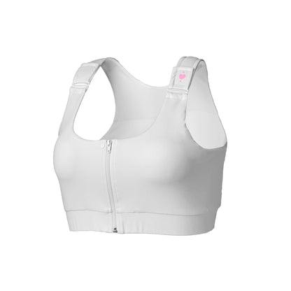 Shirl Post Surgical Bra, White, 2X-Large