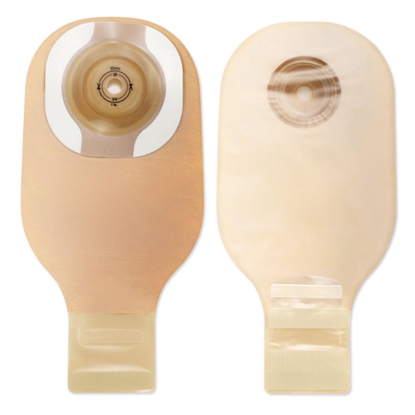Premier™ One-Piece Ultra-Clear Ostomy Pouch, Cut to Fit Stomas up to