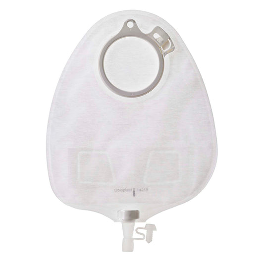 Assura® Original 2-Piece Transparent Urostomy Pouch, Green Match