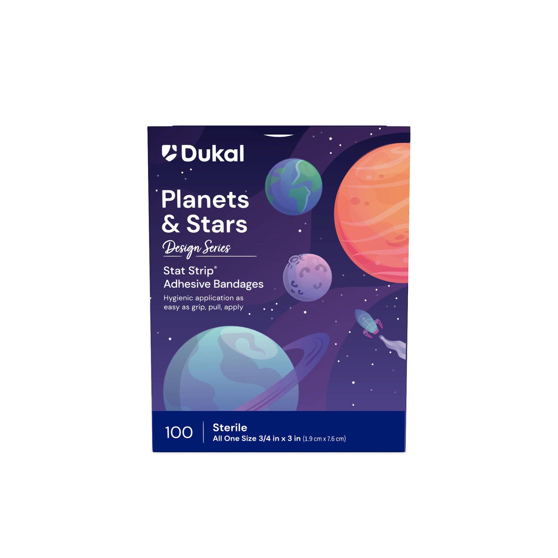 Stat Strip Adhesive Strip Plastic Kid Design (Planets / Stars)