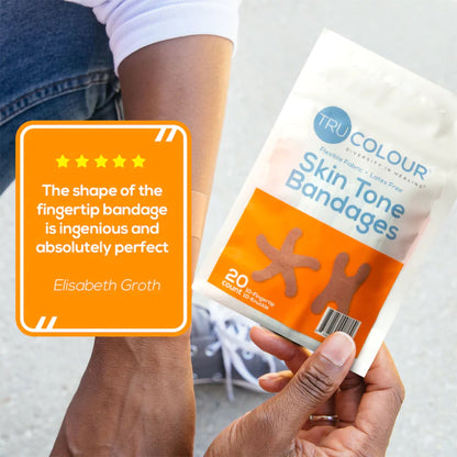 TruColour® Brown Adhesive Strip, Knuckle / Fingertip