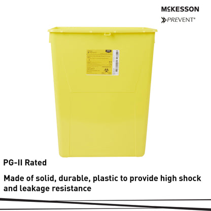 McKesson Prevent® Chemotherapy Sharps Container, 12 Gal.