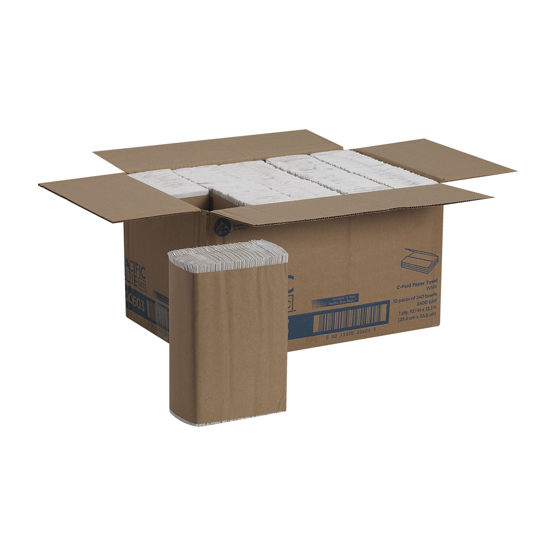 Pacific Blue Basic™ Paper Towel, 240 , 10 Packs