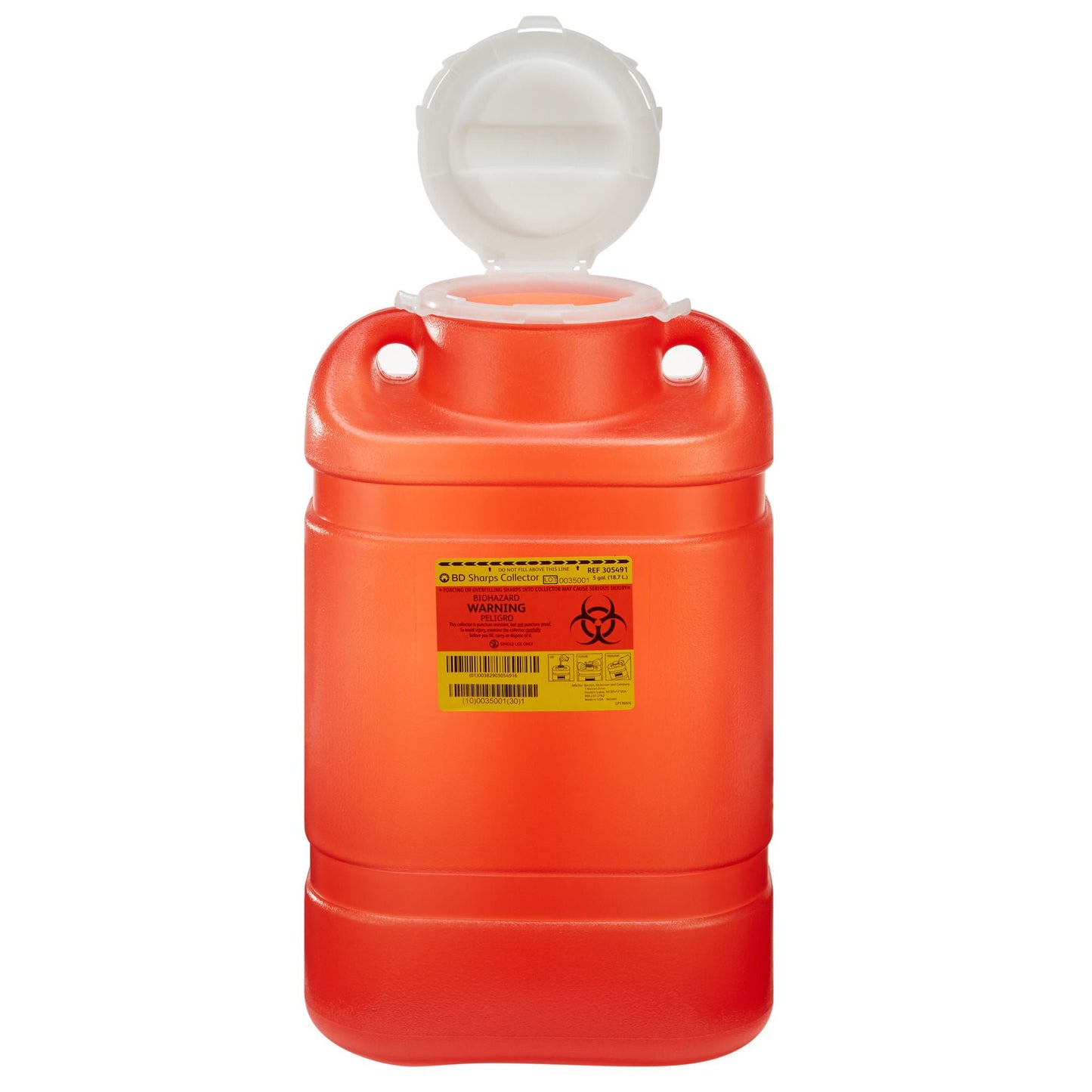 BD 1-Piece Sharps Container, 5 Gallon