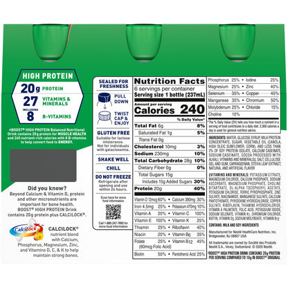 Boost® High Protein Chocolate Complete Nutritional Drink, bottle