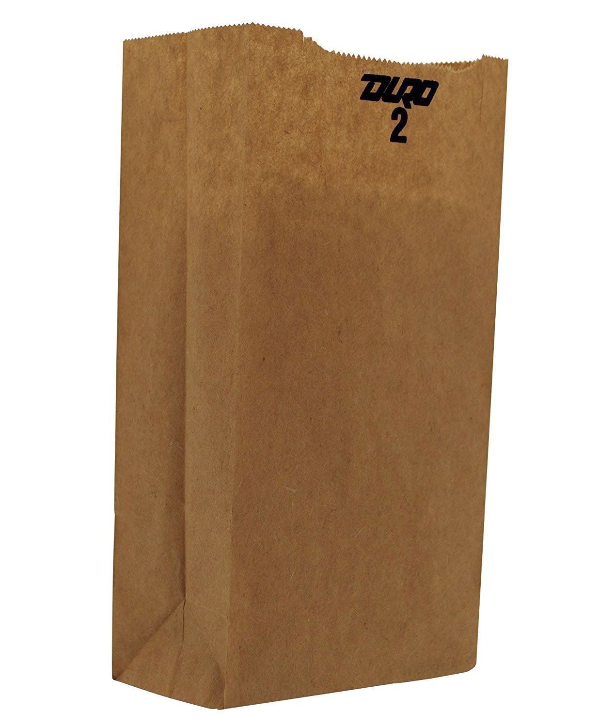 Duro Grocery Bag Brown Kraft Recycled Paper #2