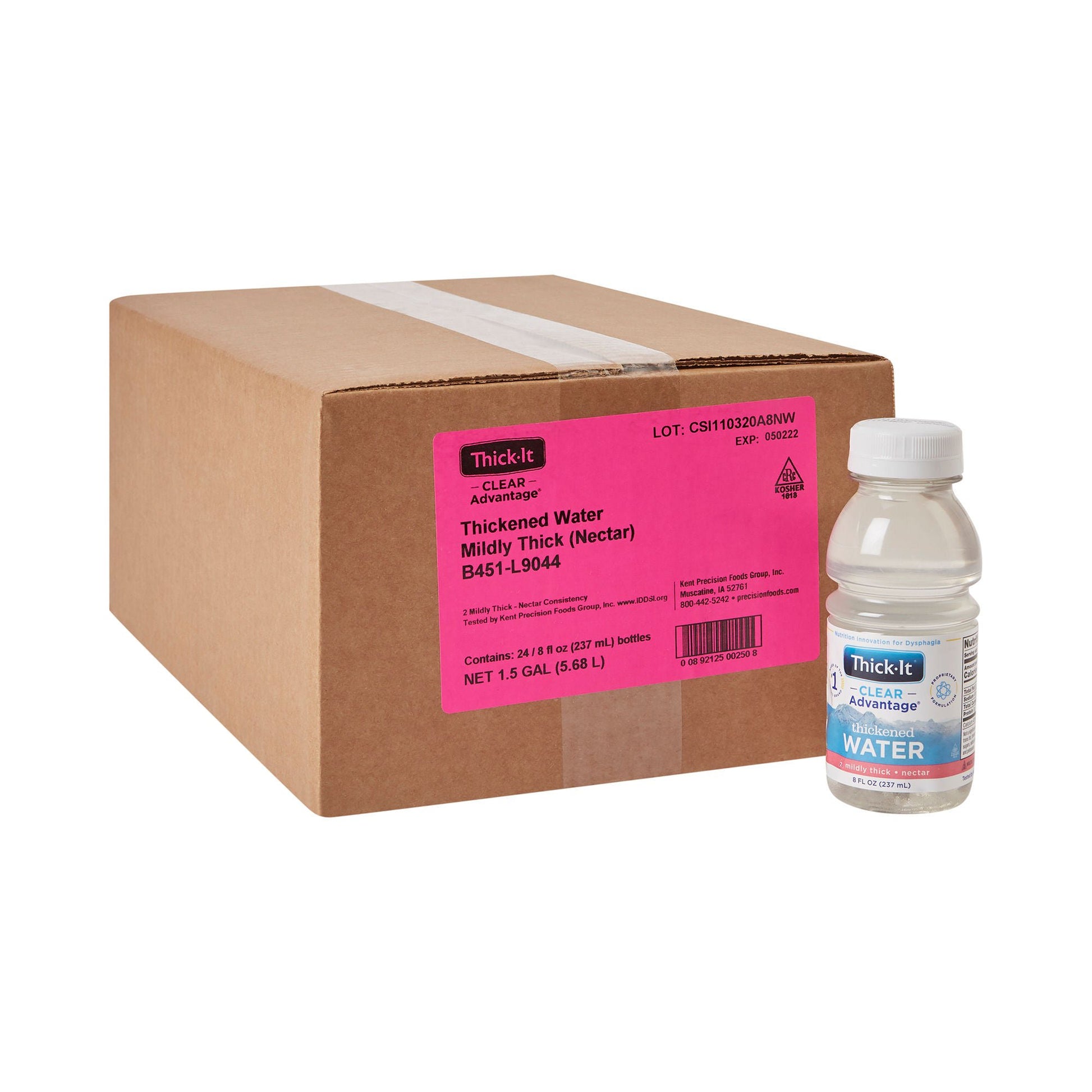 Thick-It® Clear Advantage® Nectar Consistency Thickened Water, Bottle