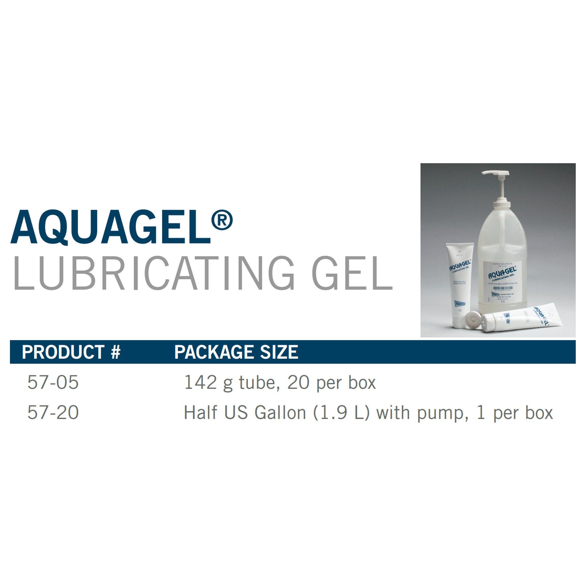 Aquagel® Lubricating Jelly, Tube