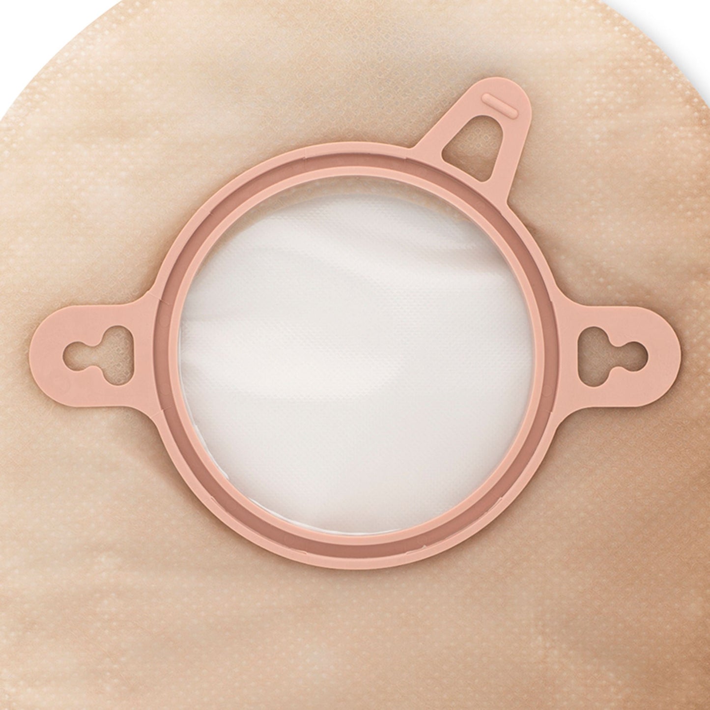 New Image™ 18293 Two-Piece Transparent Ostomy Pouch, Pre-cut to Fit , Red