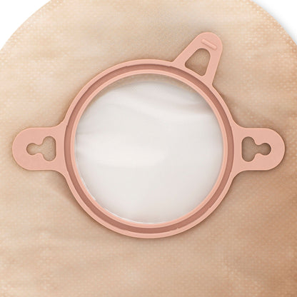 New Image™ 18293 Two-Piece Transparent Ostomy Pouch, Pre-cut to Fit , Red