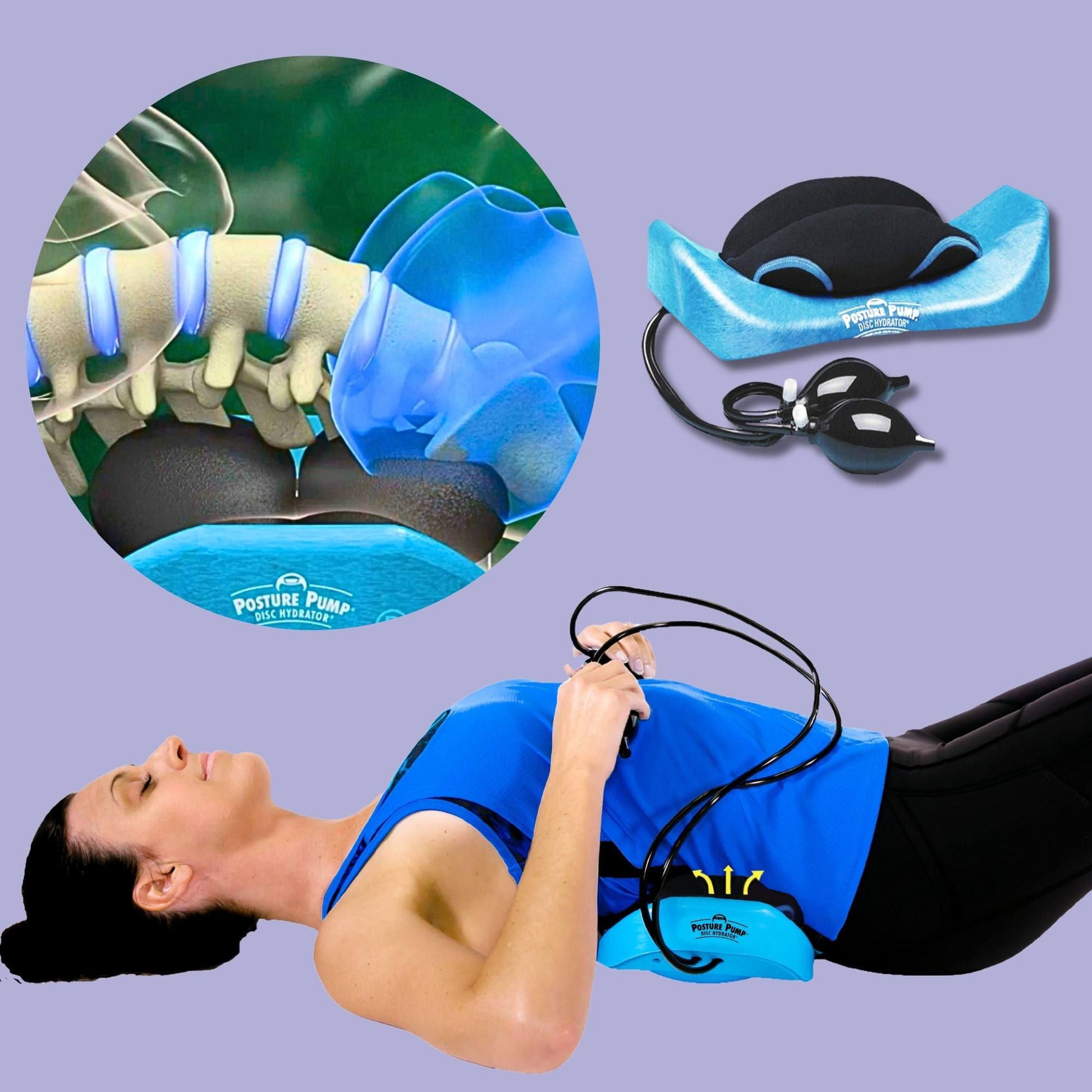 Posture Pump® Back Pump Elliptical Back Rocker™ Spinal Traction