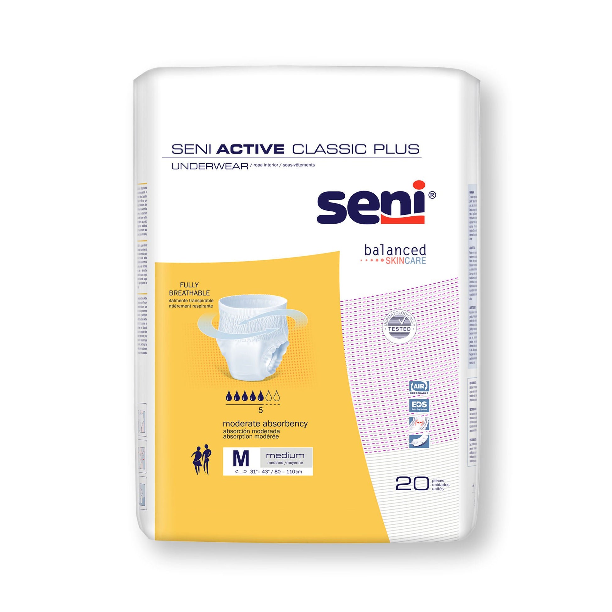 Seni® Active Classic Plus Moderate Absorbent Underwear