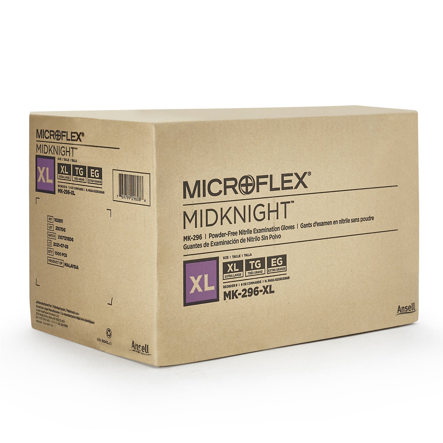 MICROFLEX® MidKnight™ Nitrile Exam Gloves, Black - view 4