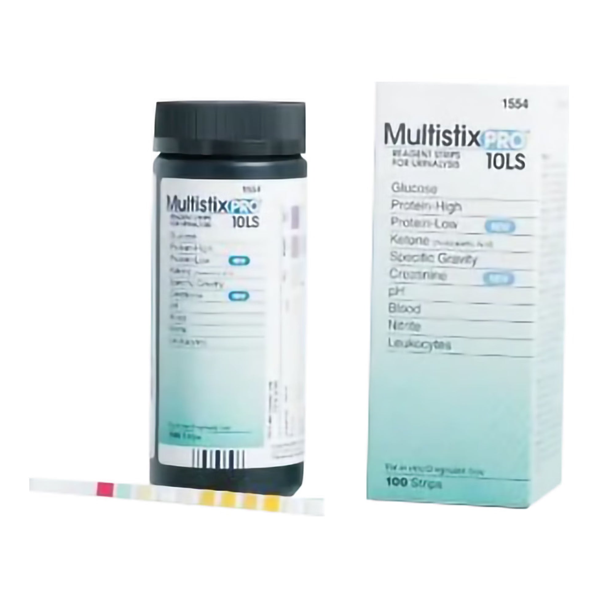 Multistix Urinalysis Reagent Blood, Creatinine, Glucose, Ketone, Leukocytes, Nitrite, pH, Protein, Specific Gravity For Clinitek 50 Urine Chemistry Analyzer