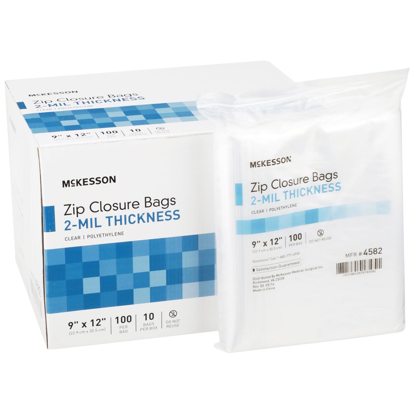 McKesson Zip Closure Bag