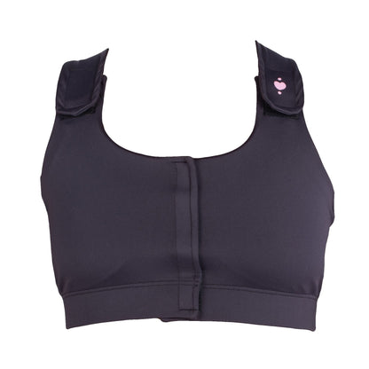 Serena Post Surgical Bra, Black, Small
