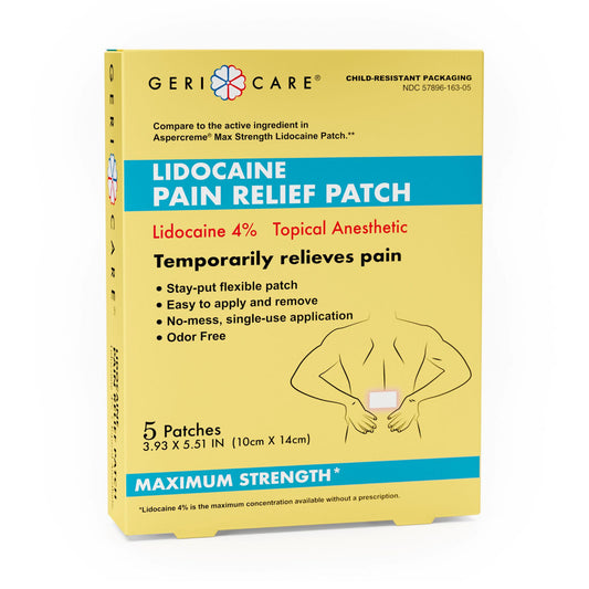 Geri-Care Topical Pain Relief 4% Strength Lidocaine Patch