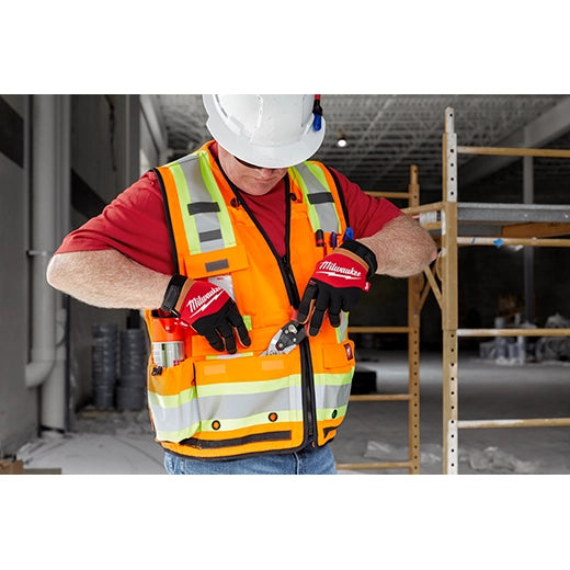Milwaukee Class 2 Surveyor's High Visibility Yellow Safety Vest - L/XL 48-73-5162