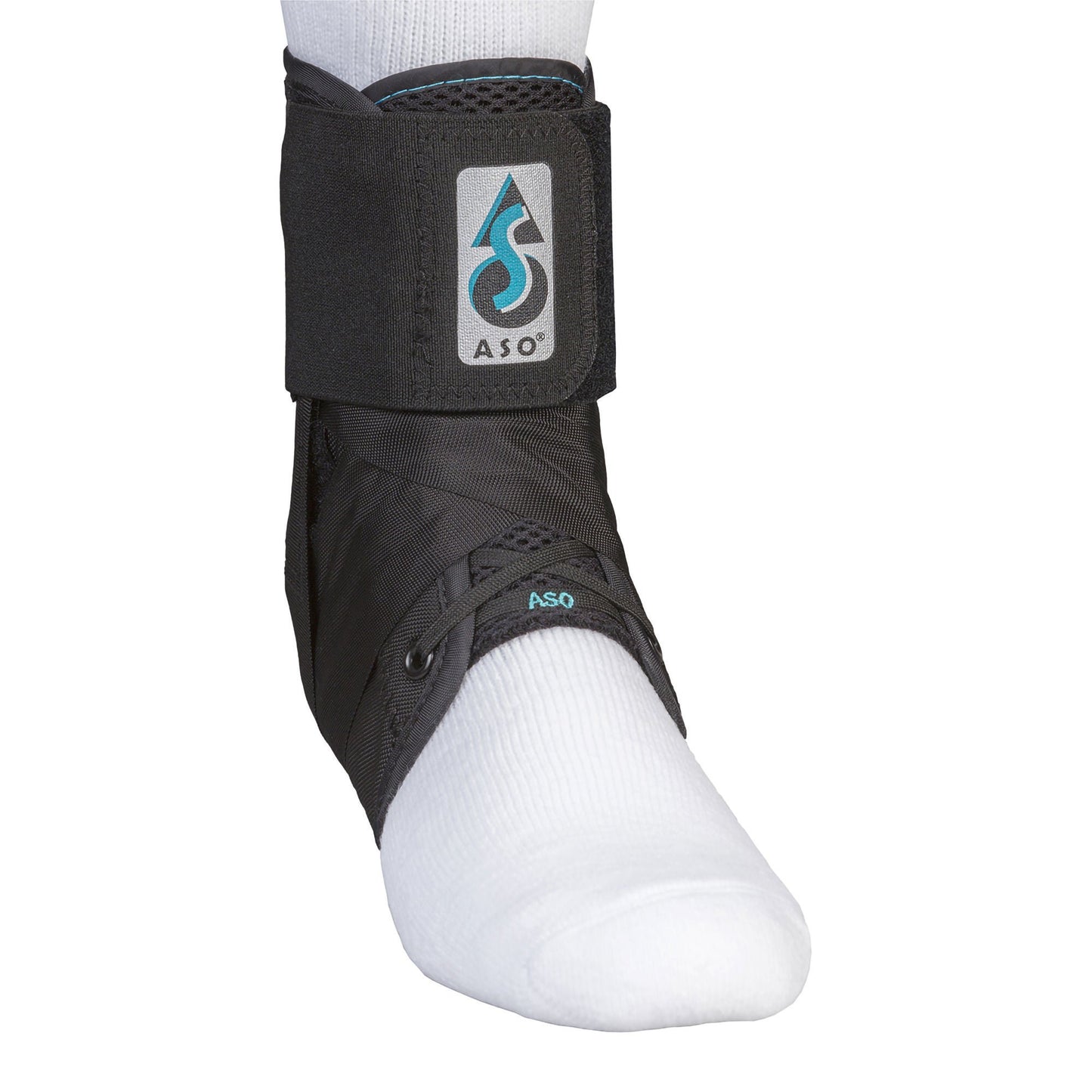 ASO Ankle Support Hook and Loop Strap Closure / Lace Up Foot