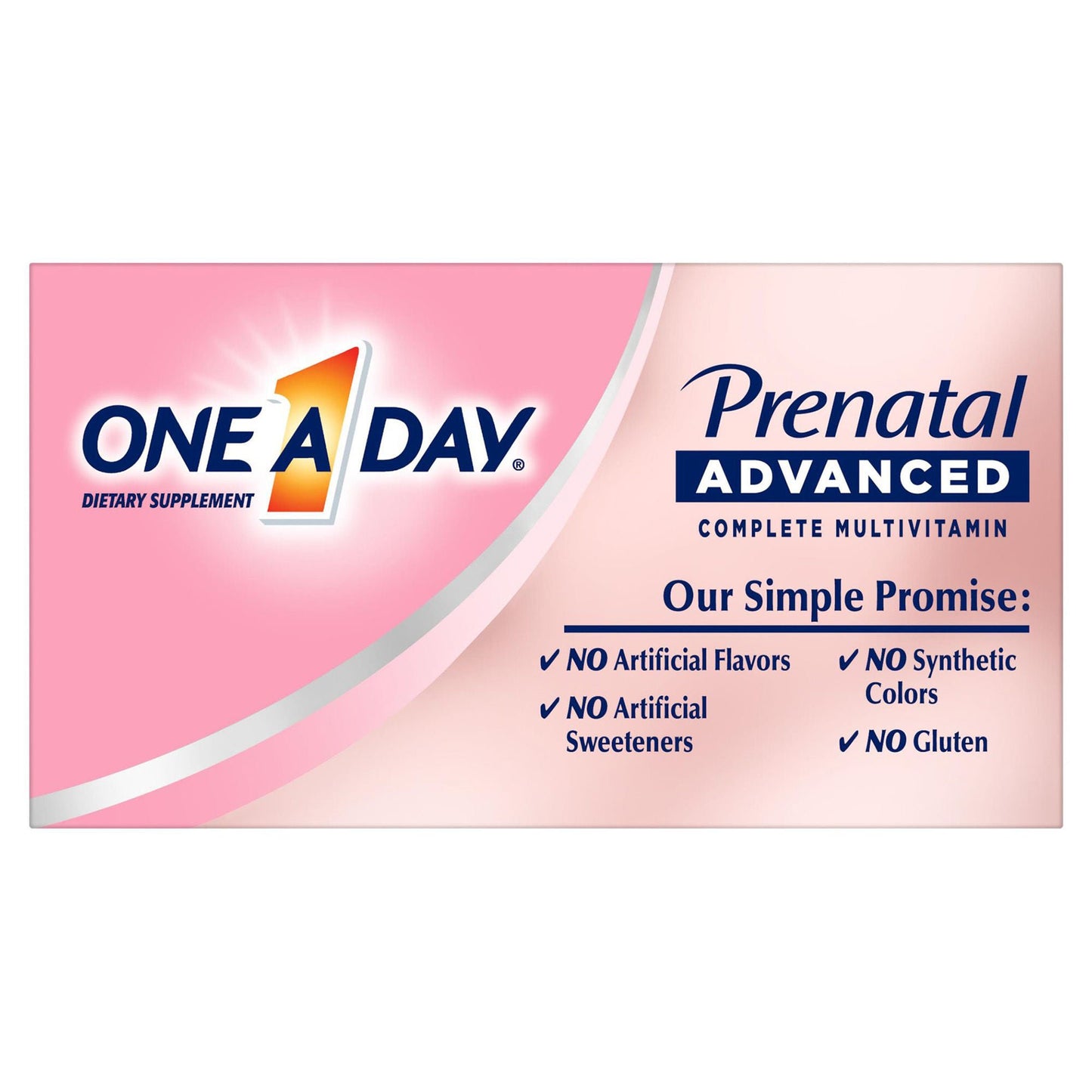 One A Day Prenatal Advanced Softgels and Tablets