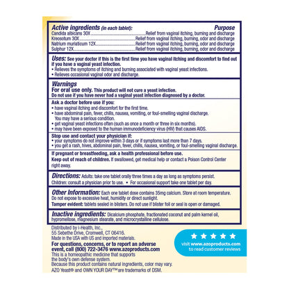 AZO Yeast® Plus Tablets