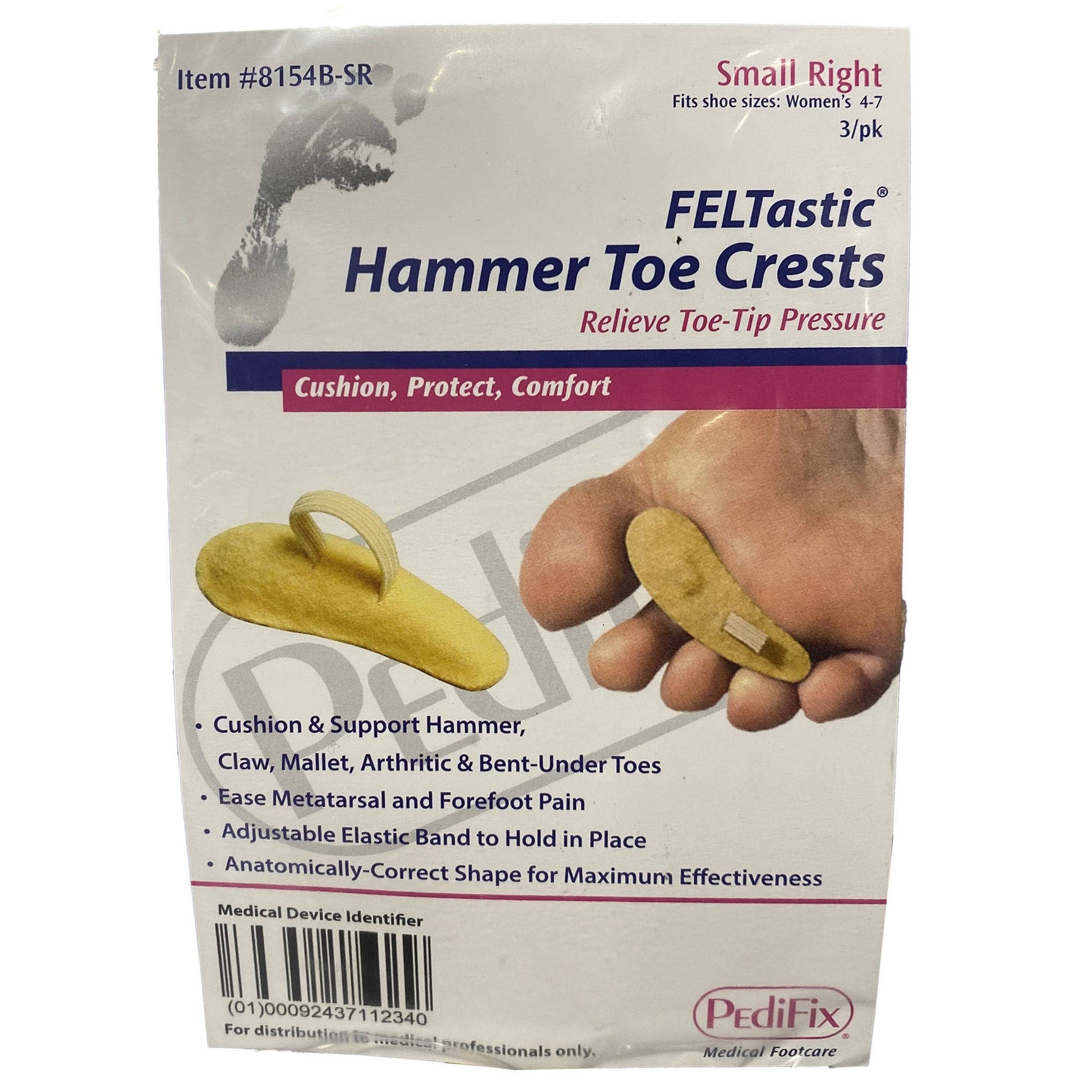 Pedifix® Right Pull-On Hammer Toe Crest for Right Foot
