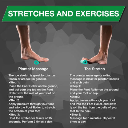 Thera-Band® Foot Massager, Green, 1-1/2 Inch Diameter, 5-Inch-Long