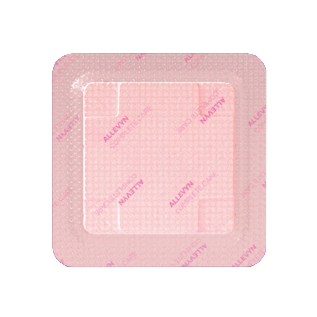 Allevyn Complete Care Foam Dressing With Border Film Backing Silicone Adhesive Square