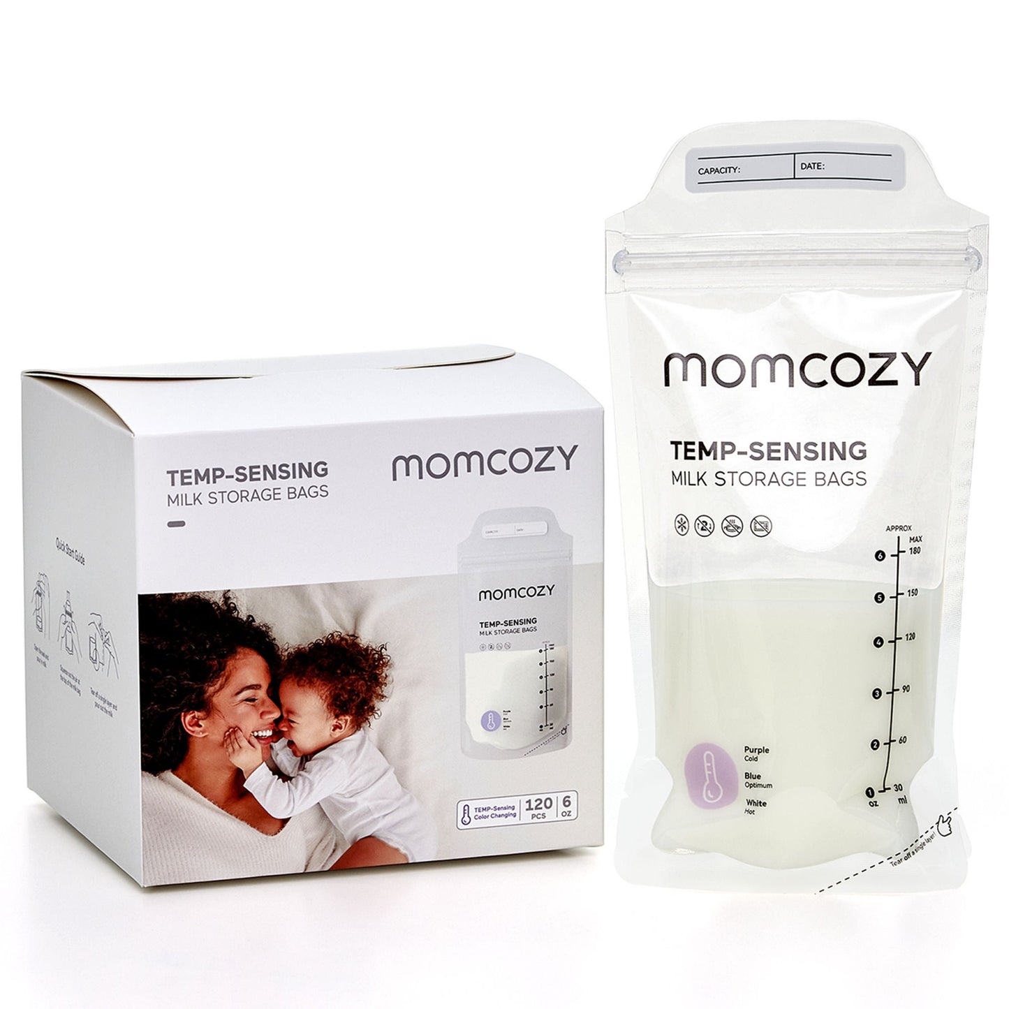 Momcozy Breast Milk Storage Bag, capacity