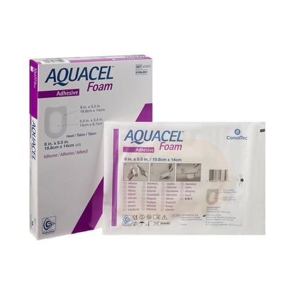 Aquacel® Silicone Adhesive with Border Silicone Foam Dressing, 5½ x