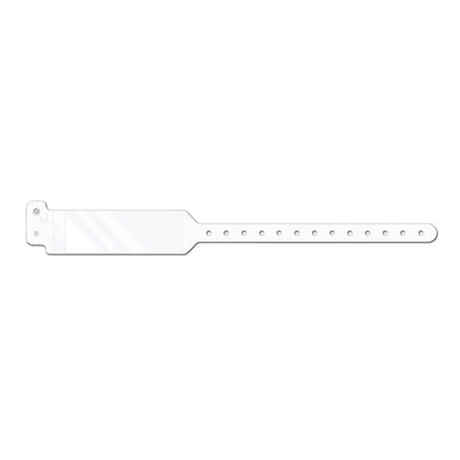 Conf-id-ent™ Identification Wristband with Shield, 11-3/4 Inch x 1-1/4, White
