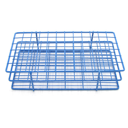 Wire Rack Test Tube Rack 72 Place 13 to 16 mm Tube Size Blue 2-1/2 X 5 X 9-1/3 Inch