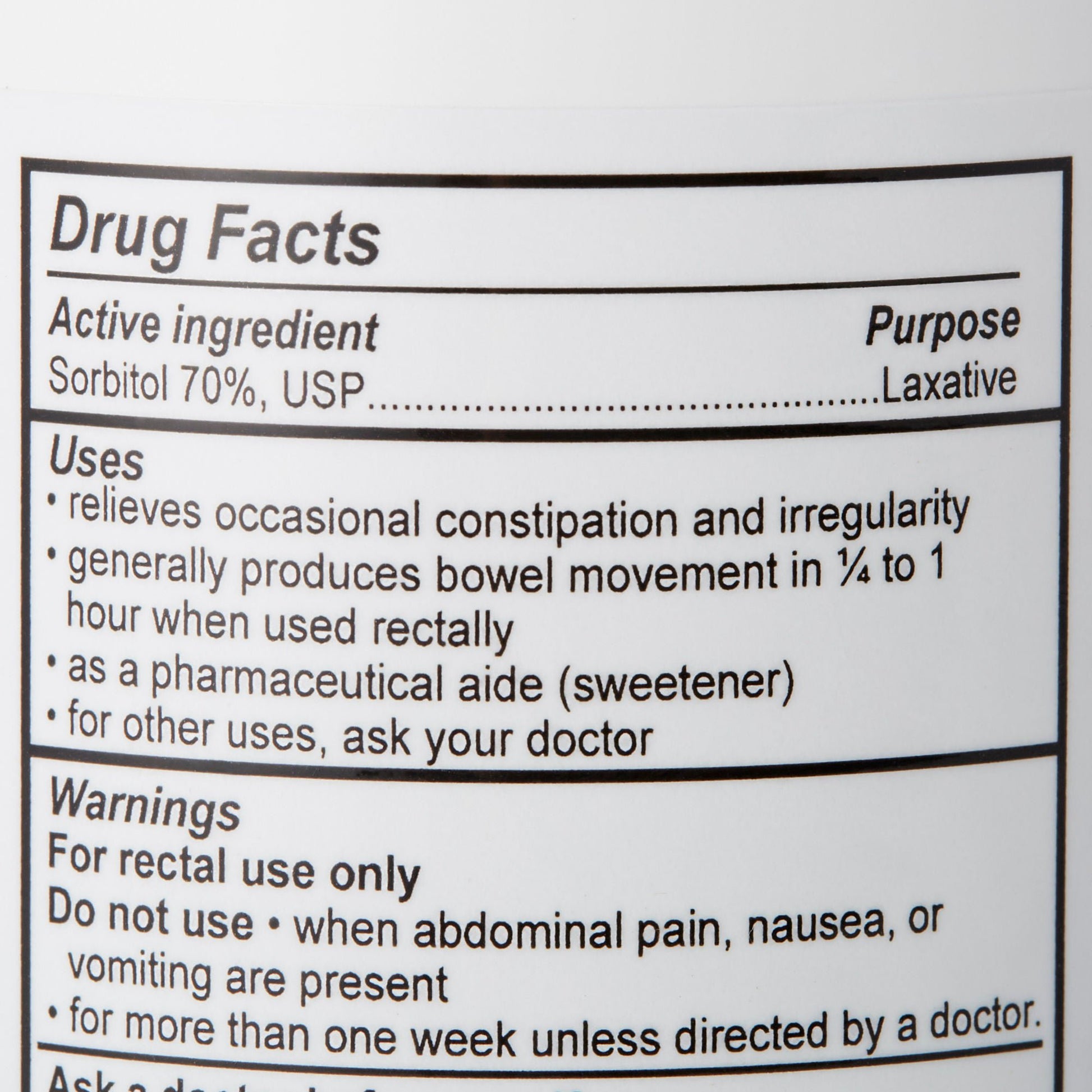 Geri-Care® Sorbitol Diuretic Laxative