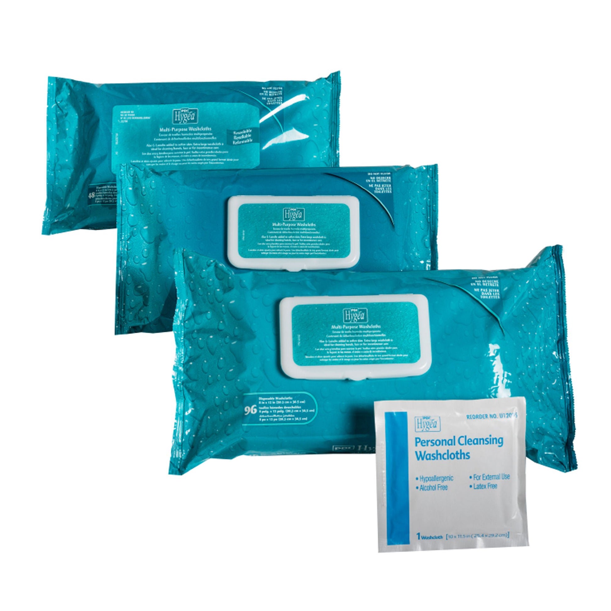 Hygea® Scented Multi-Purpose Personal Cleansing Wipe