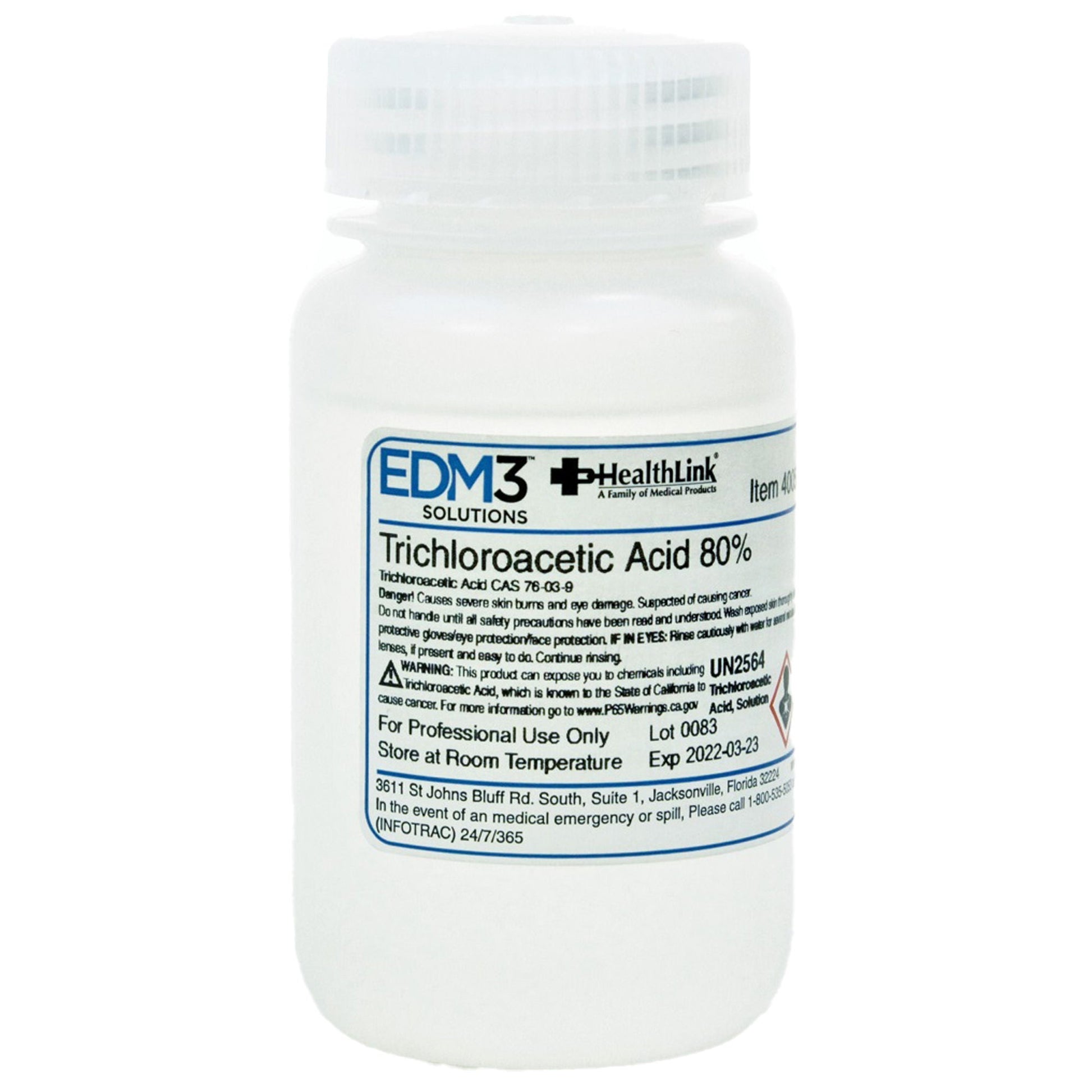 Histology Reagent Trichloroacetic Acid Organic Acid 80%