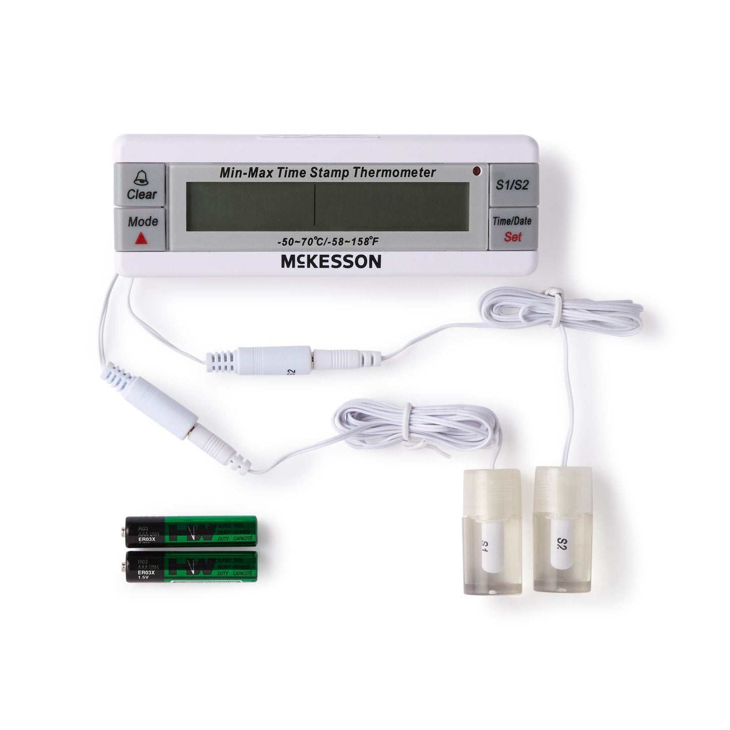 McKesson Refrigerator / Freezer Thermometer, -58° to +158° F (-50° to +70°C)