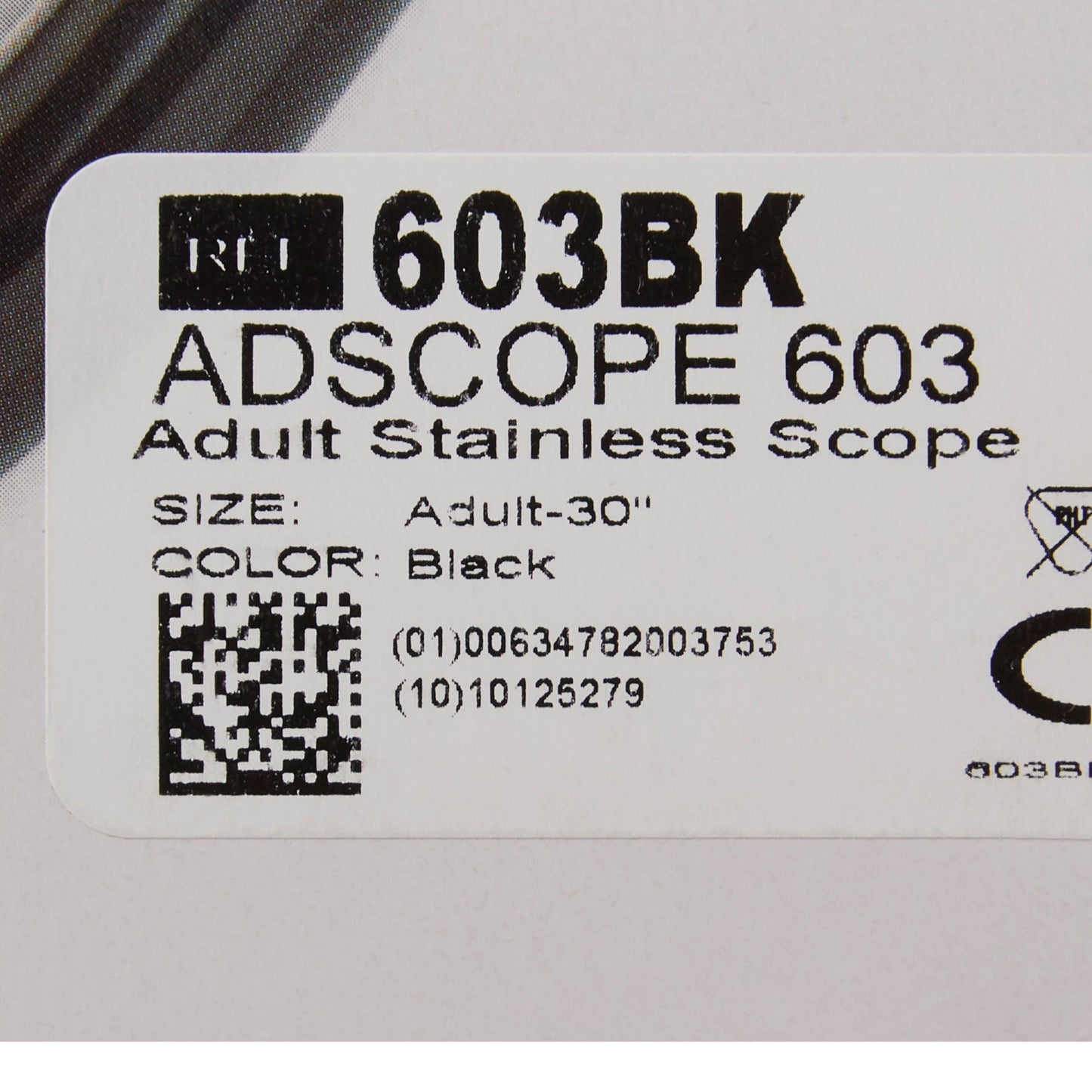 Adscope™ 603 Classic Stethoscope, Black
