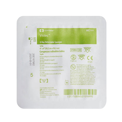 Visitec™ Sterile USP Type VII X-Ray Detectable Gauze Sponge, 16-Ply
